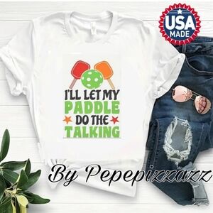 Pickleball Tshirt. Any color/size unisex MADE IN USA by ME PEPEPIZZA…